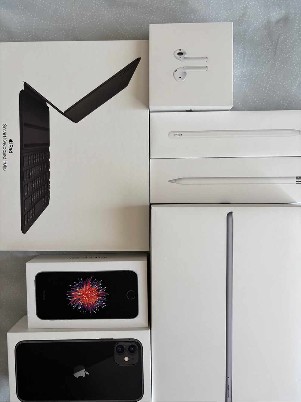 Empty Apple Accessories Retail Boxes Bundle